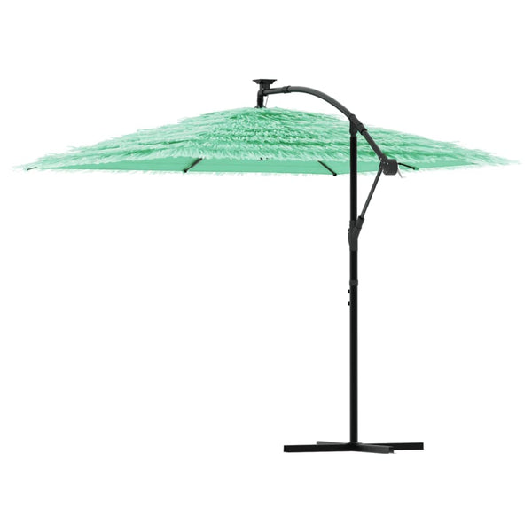 Grüner Sonnenschirm mit Stahlmast 269x269 cm