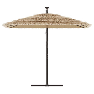 LED Sonnenschirm Braun 246x246cm