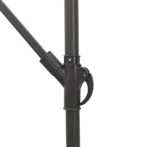 LED Sonnenschirm Braun 269x269 cm