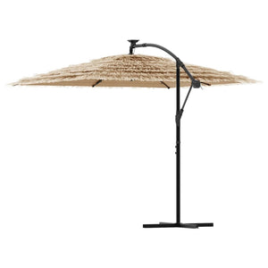LED Sonnenschirm Braun 269x269 cm