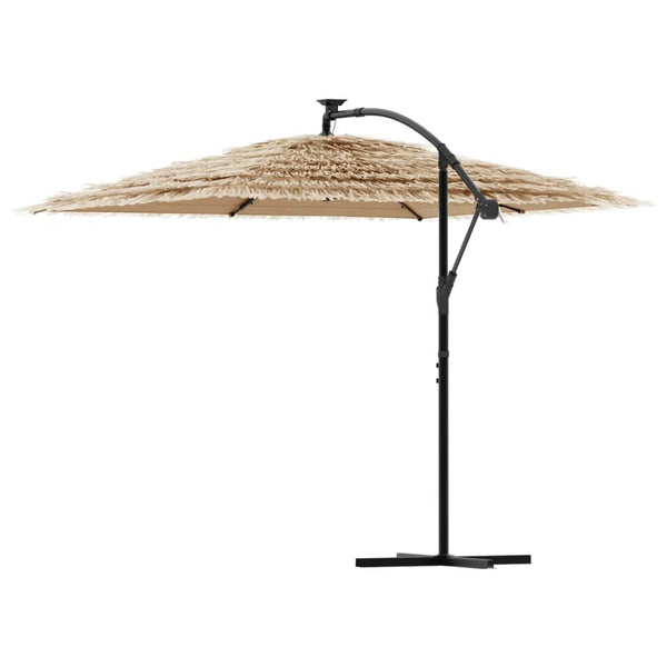 LED Sonnenschirm Braun 269x269 cm