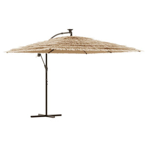 LED Sonnenschirm Braun 290x290 cm