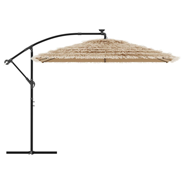 LED Sonnenschirm Braun 290x290 cm