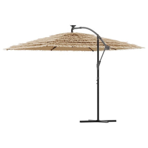 LED Sonnenschirm Braun 290x290 cm