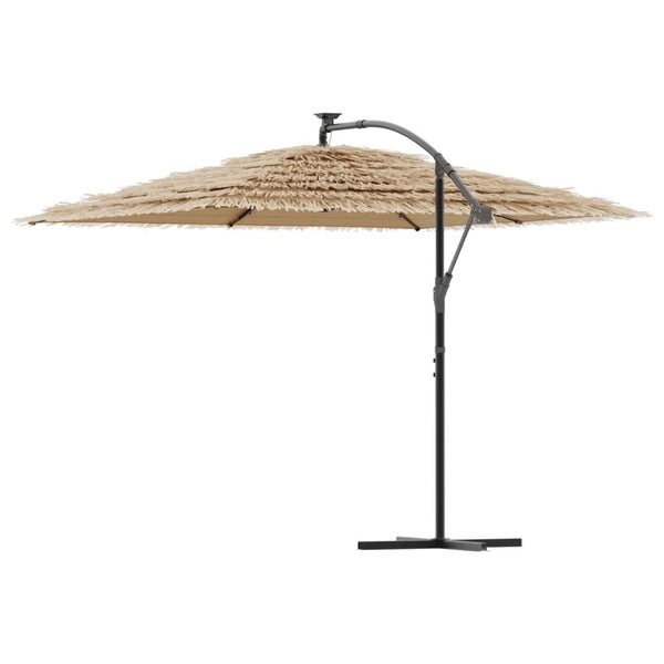 LED Sonnenschirm Braun 290x290 cm