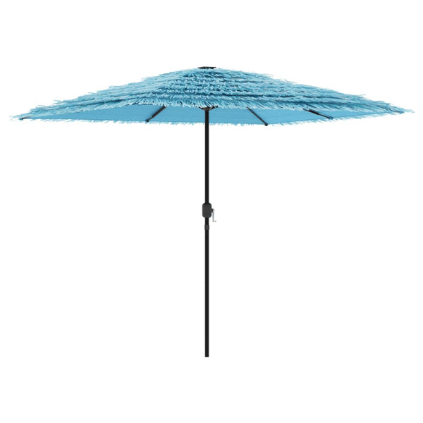 Blauer Sonnenschirm mit Stahlmast 248 cm