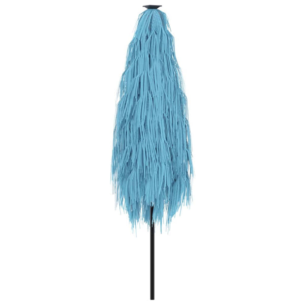 Blauer Sonnenschirm mit Stahlmast 248 cm