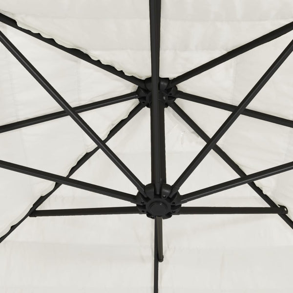 Weißer Sonnenschirm 300x200 cm