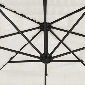 Weißer Sonnenschirm 268x268 cm
