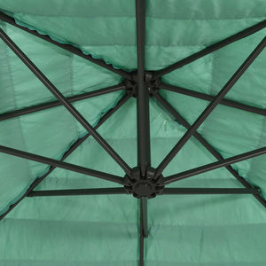 Grüner Sonnenschirm 324x324 cm