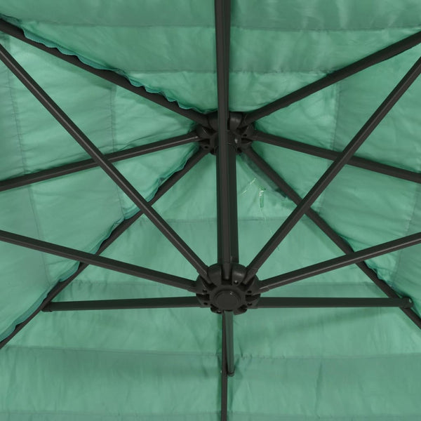 Grüner Sonnenschirm 388x388 cm