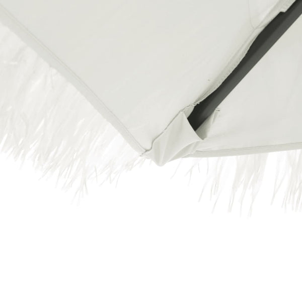 Weißer Sonnenschirm 388x388 cm