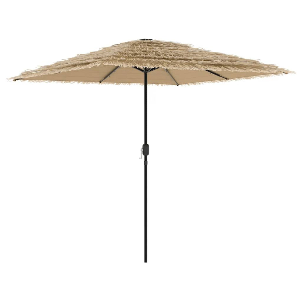 LED Sonnenschirm Braun 248 cm