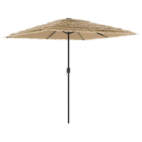 LED Sonnenschirm Braun 248 cm