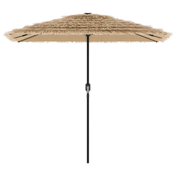 LED Sonnenschirm Braun 248 cm