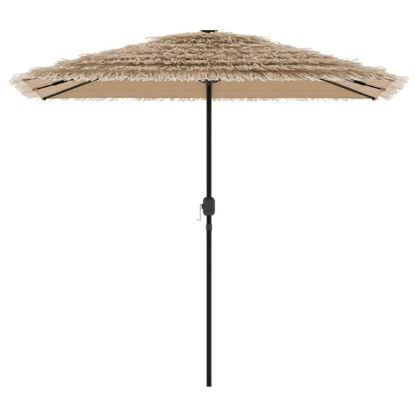LED Sonnenschirm Braun 248 cm