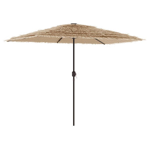 LED Sonnenschirm Braun 300x200 cm
