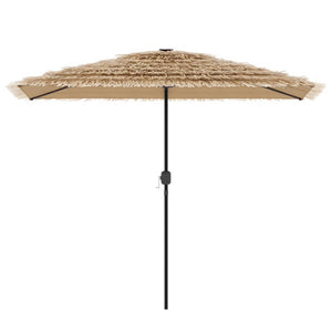 LED Sonnenschirm Braun 300x200 cm