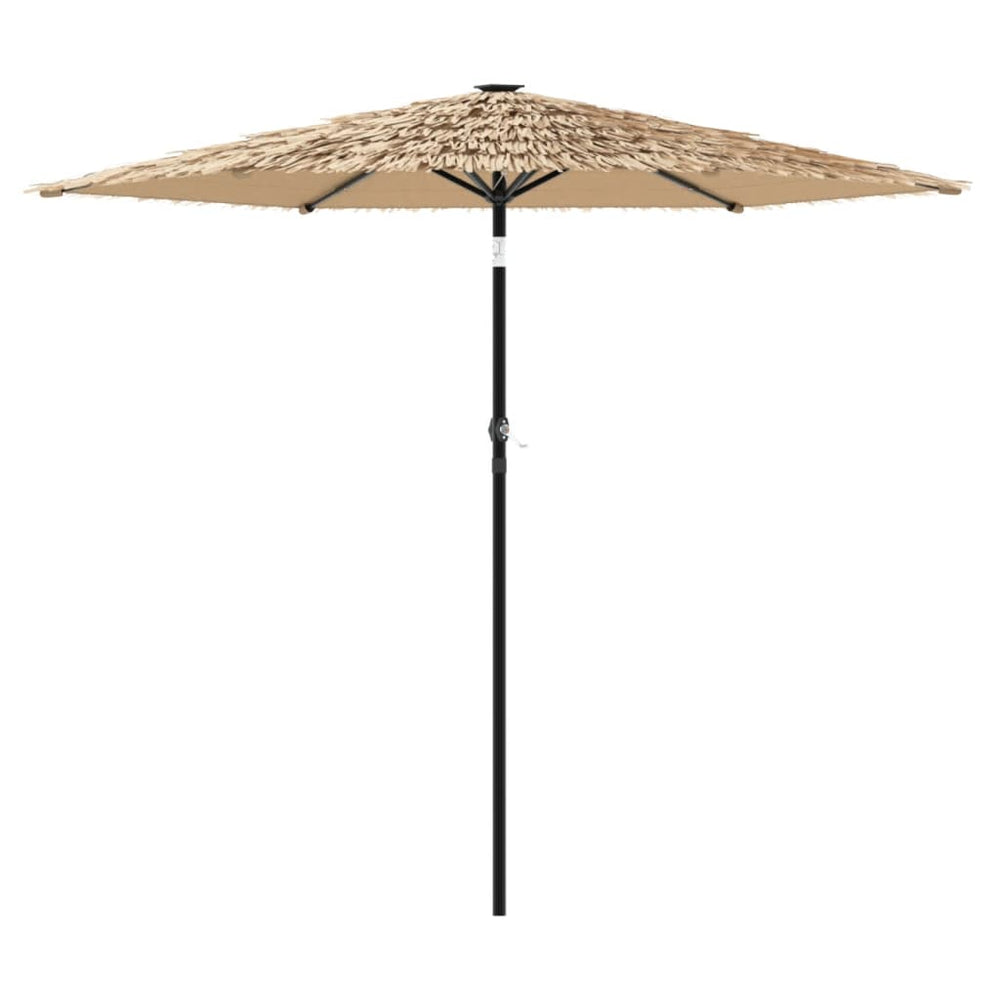 LED Sonnenschirm Braun 268x268cm