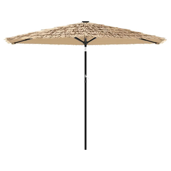 LED Sonnenschirm Braun 288x288cm