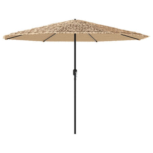 LED Sonnenschirm Braun 324x324 cm