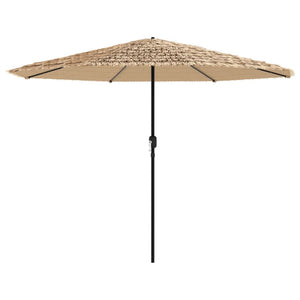 LED Sonnenschirm Braun 324x324 cm