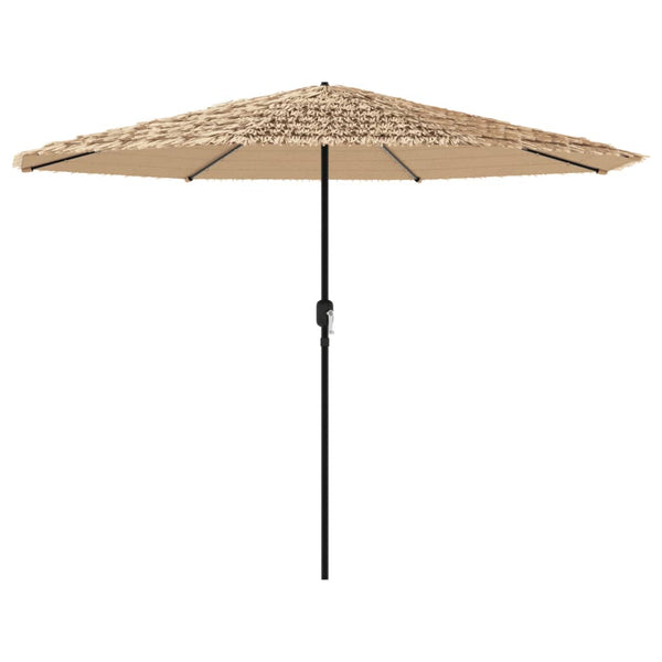 LED Sonnenschirm Braun 388x388 cm