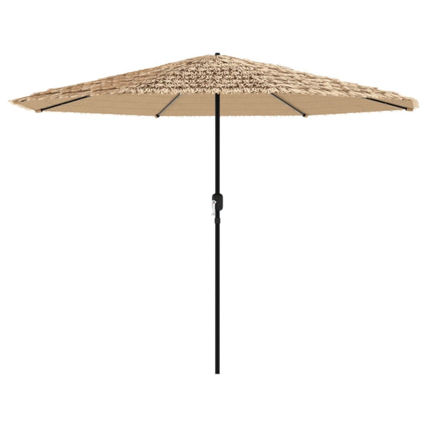 LED Sonnenschirm Braun 388x388 cm