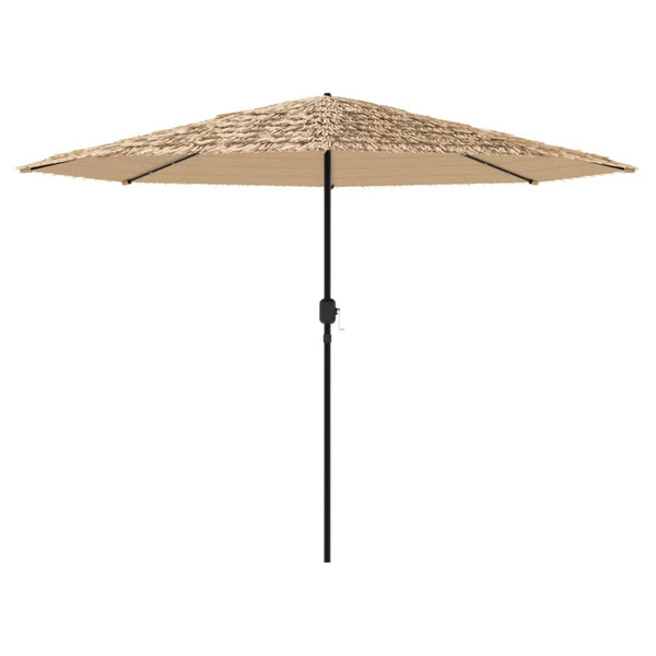 LED Sonnenschirm Braun 388x388 cm