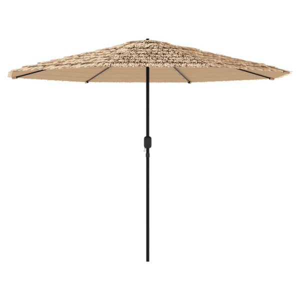 LED Sonnenschirm Braun 388x388 cm
