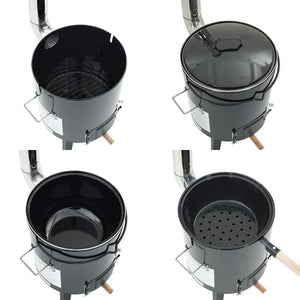 Gulaschkanone mit Rauchabzug & Deckel