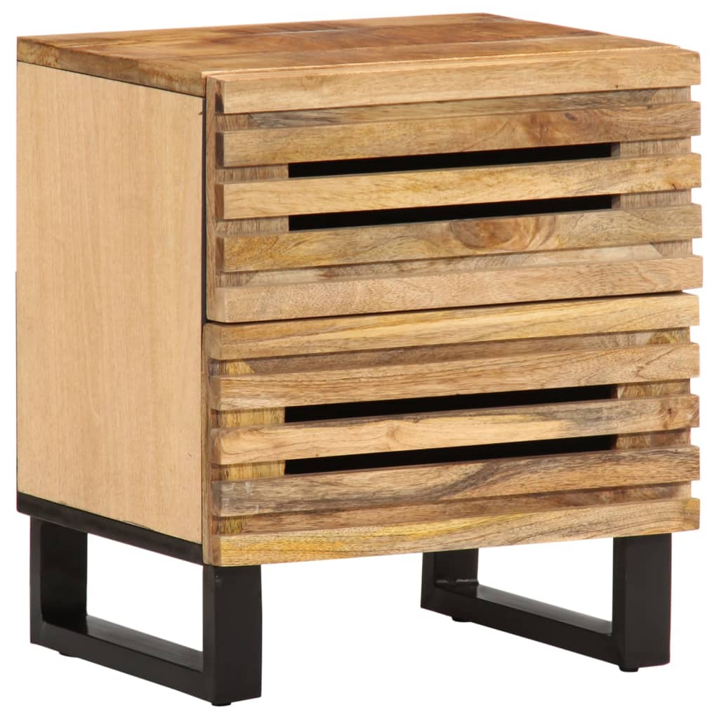 Nachttisch aus Mangoholz 40x34x46 cm