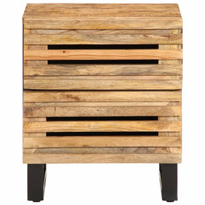 Nachttisch aus Mangoholz 40x34x46 cm
