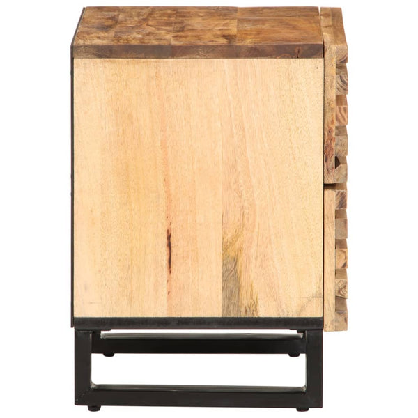 Nachttisch aus Mangoholz 40x34x46 cm