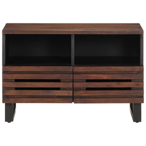 TV-Schrank Braun Mango Massivholz 70 cm