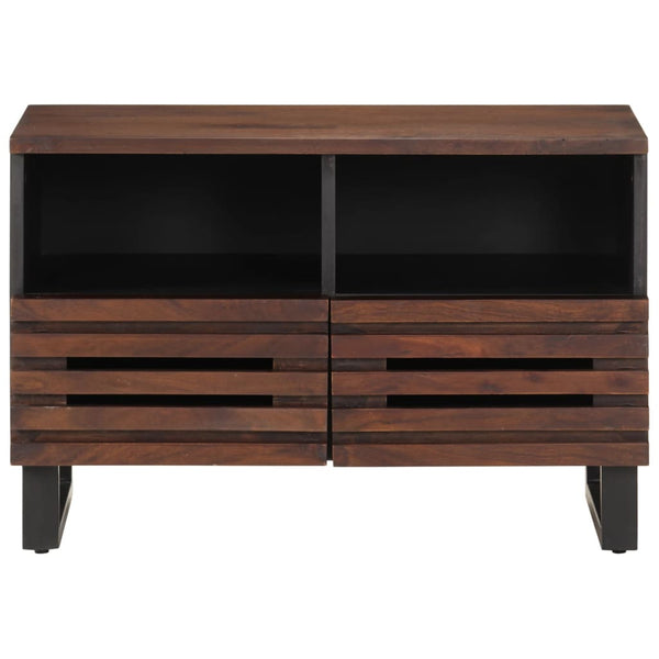 TV-Schrank Braun Mango Massivholz 70 cm