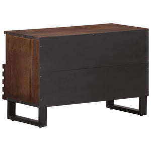 TV-Schrank Braun Mango Massivholz 70 cm