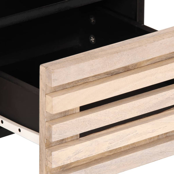 Weißer TV-Schrank Mango Massivholz 70cm