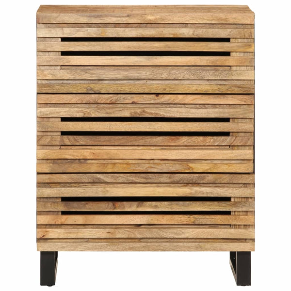 Sideboard 60x34x75 cm Raues Mangoholz