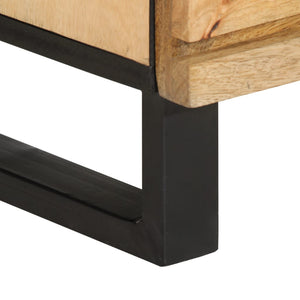 Sideboard 60x34x75 cm Raues Mangoholz