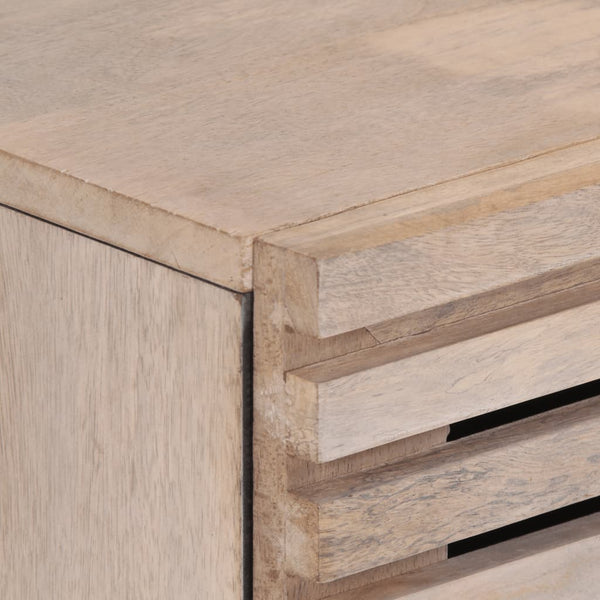 Weißes Sideboard Mango Massivholz 60 cm