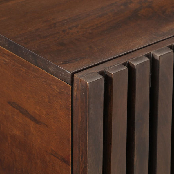 Couchtisch Braun Mango Massivholz 80x51 cm