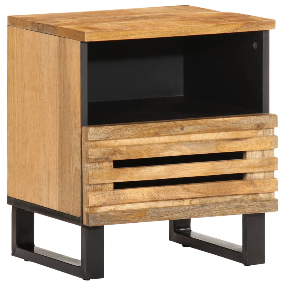 vidaXL Bedside Tables 2 pcs. 40x34x46 cm Rough Mango Wood