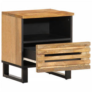 Nachttische 2er Set Mango Massivholz 40 cm