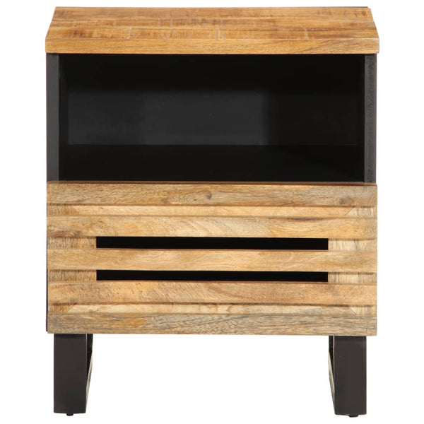 Nachttische 2er Set Mango Massivholz 40 cm