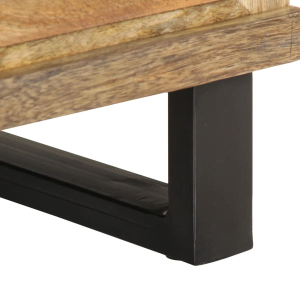Nachttische 2er Set Mango Massivholz 40 cm