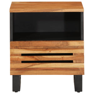 Akazie Nachttisch Massivholz 40x34x46 cm