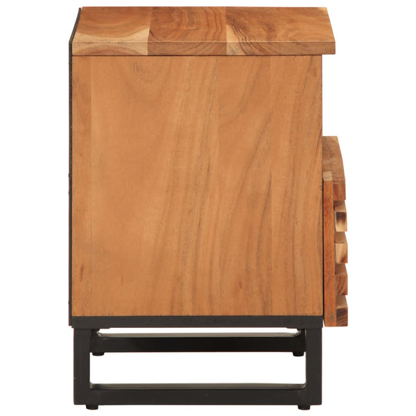 Akazie Nachttisch Massivholz 40x34x46 cm