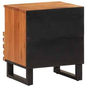 Akazie Nachttisch Massivholz 40x34x46 cm