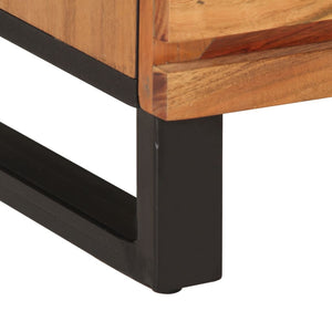 Akazie Nachttisch Massivholz 40x34x46 cm